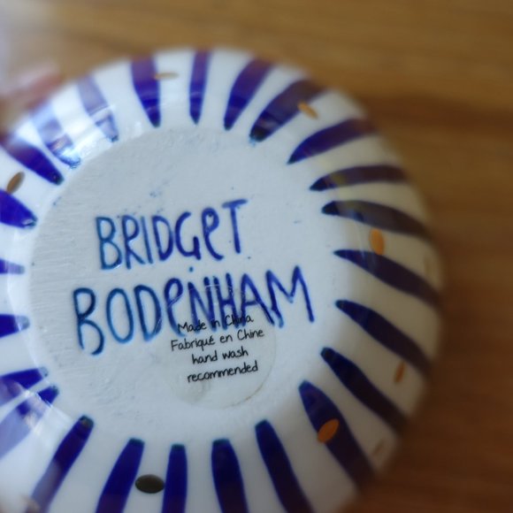 Anthropologie Bridget Bodenham blue gold bowl - Picture 12 of 15